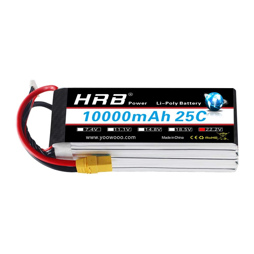 Amazon | HRB 10000mAh 22.2V XT90 25C 6S リチウムポリマー電池 | HRB